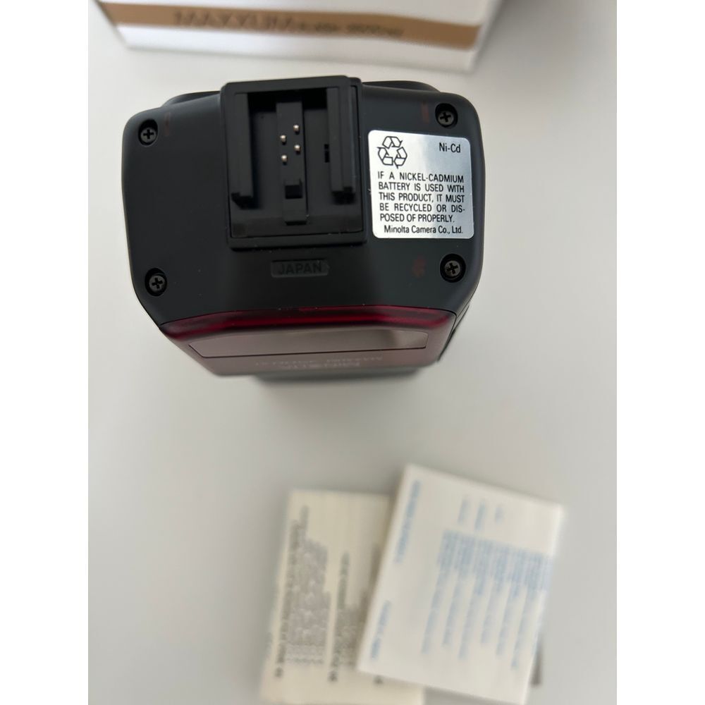 Minolta Maxxum Flash 3500xi Camera Flash with Case Professional Photography - Picture 5 of 7